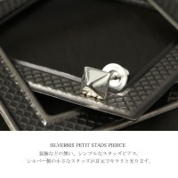 ヒステリックグラマー　シルバー ピラミッド型 スクエア型 ピアス ヒステリックグラマー シルバー ピラミッド型 スクエア型 ピアス