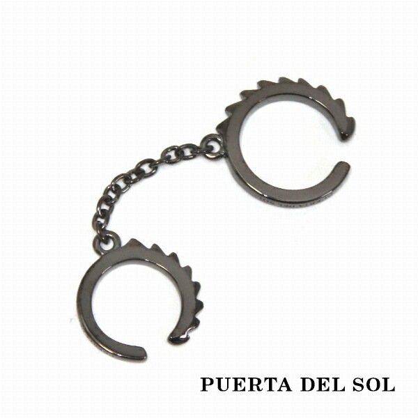PUERTA DEL SOL 手錠 HandCuff イヤーカフ ブラック シルバー950