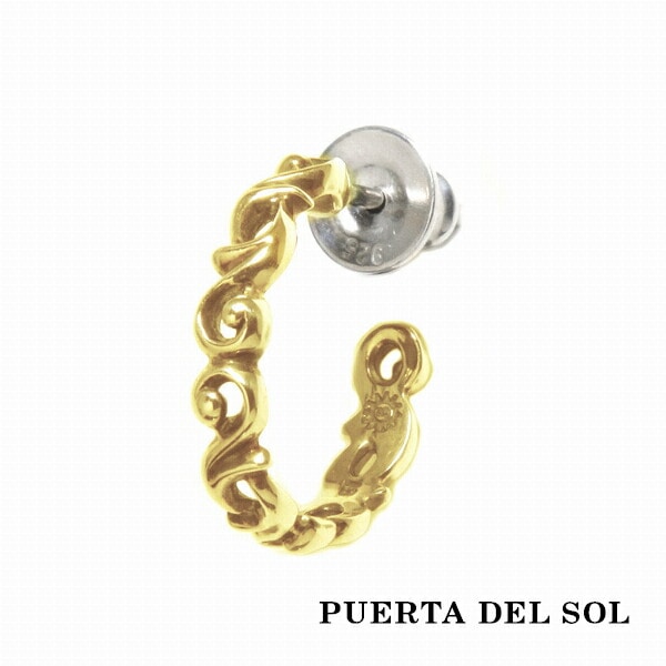 PUERTA DEL SOL 18Kイエローゴールド スクロール 唐草模様
