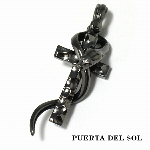 PUERTA DEL SOL プエルタデルソル ネックレス スネーク ヘビクロス