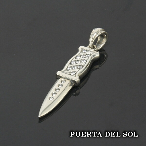 PUERTA DEL SOL 両刃 ダガーナイフ ブーツナイフ ペンダント(チェーン
