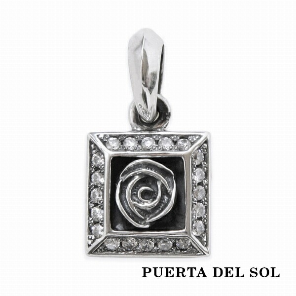 PUERTA DEL SOL Framed Rose ローズ ペンダント(チェーンなし 