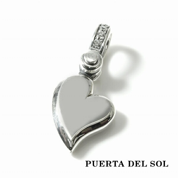 PUERTA DEL SOL トランプ ハート フラット ペンダント(チェーンなし