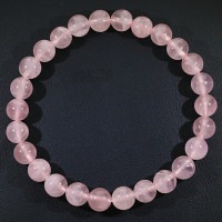 ディープローズクォーツ マダガスカル産 ブレスレット 7mm 17.5cm