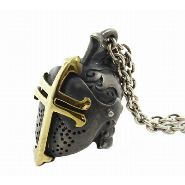SAINTS セインツ ナイトヘルムネックレス(チェーン付き) シルバー925