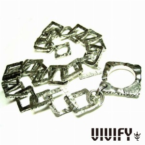VIVIFY ビビファイ アクセサリー ウォレットチェーン キーチェーン シルバー ダイアモンド 菱形 WALLET CHAIN|メンズアクセサリー