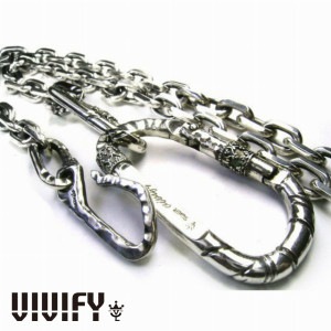 VIVIFY ビビファイ アクセサリー ウォレットチェーン キーチェーン カラビナ シルバー Decorate Karabiner Wallet Chain|メンズアクセサリー