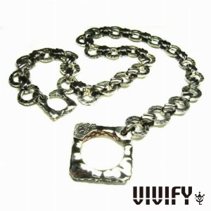 VIVIFY ビビファイ アクセサリー ウォレットチェーン キーチェーン シルバー Circular Fence Parts Wallet Chain|メンズアクセサリー