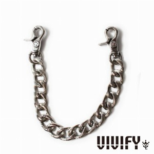 VIVIFY ビビファイ アクセサリー ウォレットチェーン キーチェーン シルバー Hallmarks SwivelHook FlatLink WalletChain DoubleSwivelHook
