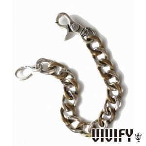 VIVIFY ビビファイ アクセサリー ウォレットチェーン キーチェーン シルバー Hallmarks SwivelHook BrassMix FlatLink WalletChain SwivelH
