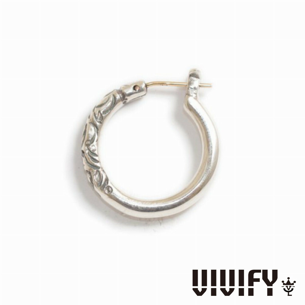 VIVIFY ビビファイ アクセサリー フープピアス シルバー K18