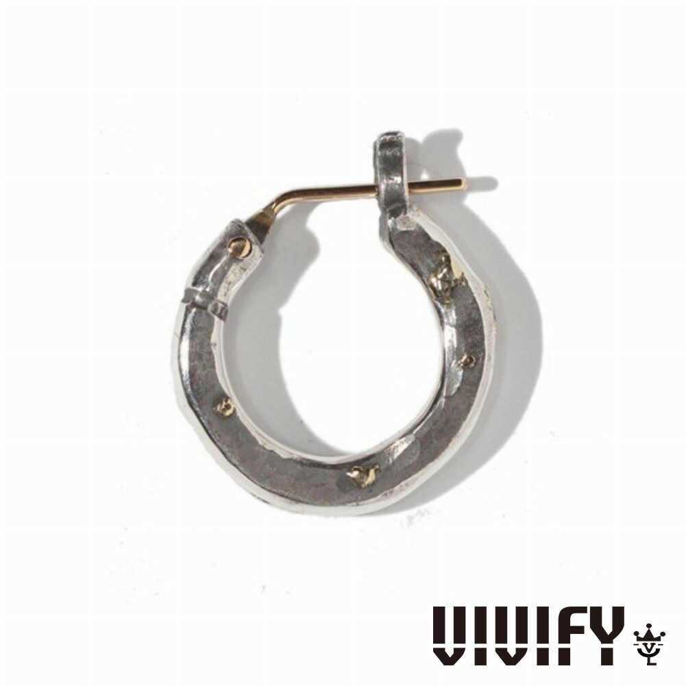 VIVIFY ビビファイ アクセサリー フープピアス シルバー K18ゴールド 