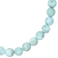 ラリマー ブレスレット 6mm 17～17.5cm M～L サイズ 天然石
