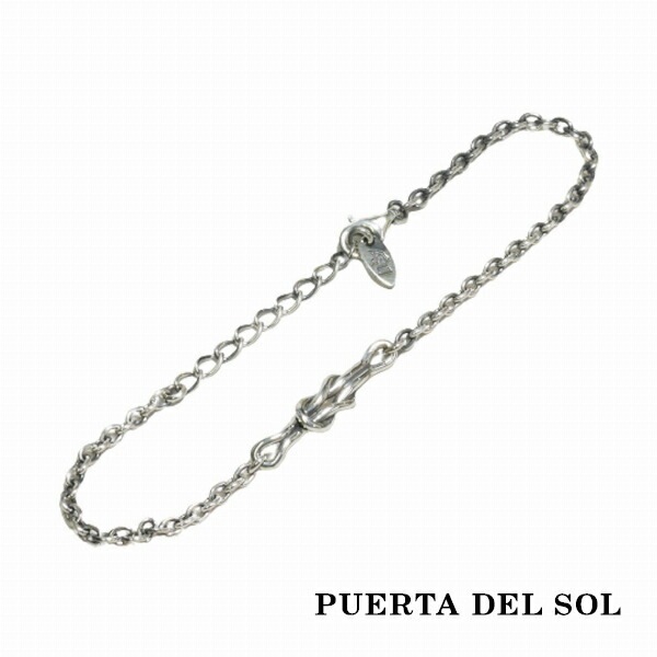 PUERTA DEL SOL ヘラクレスノット ブレスレット シルバー950 ユニ 