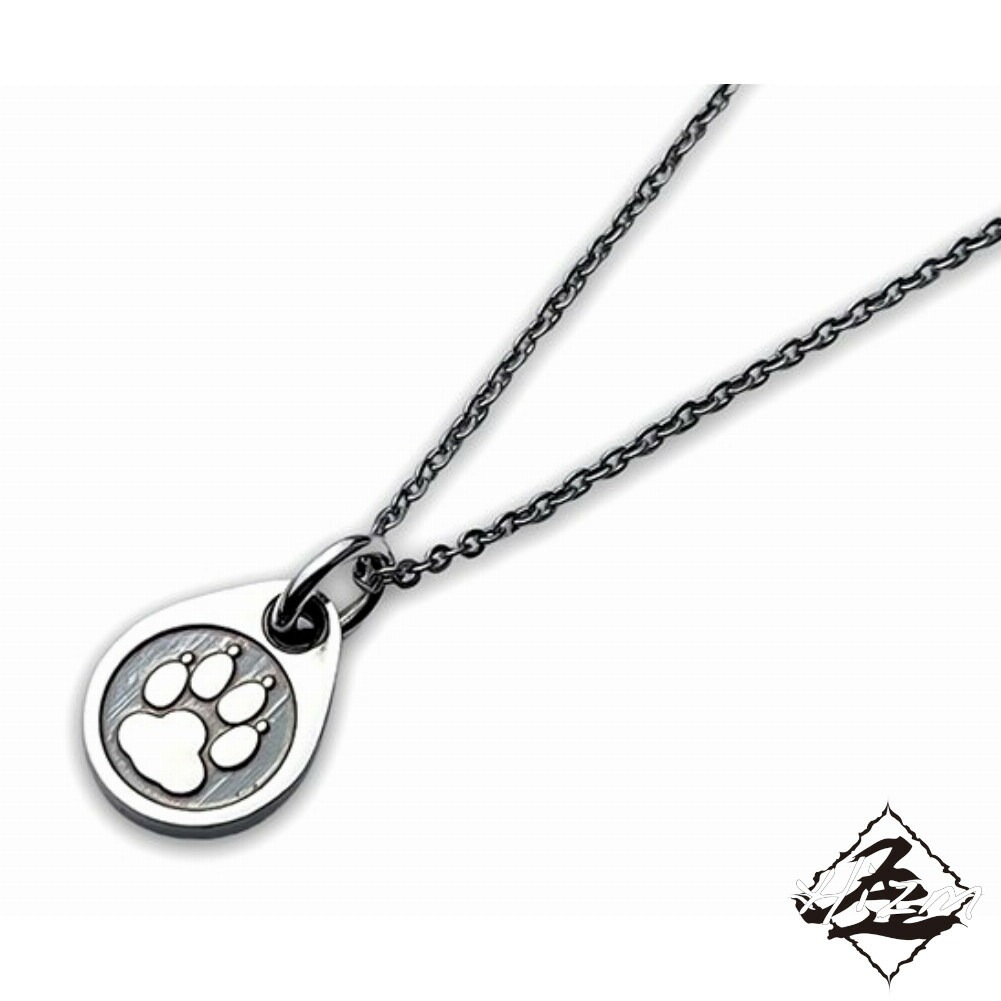 Hizm 犬缶ペンダントトップ S モノトーン シルバー925製 チェーン付き