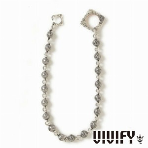 VIVIFY ビビファイ アクセサリー ウォレットチェーン キーチェーン シルバー COIN BALL WALLETCHAIN|メンズアクセサリー