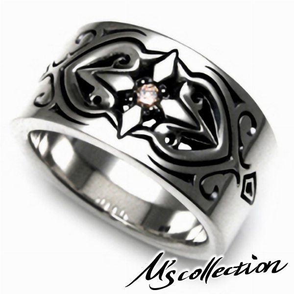 M's collection エムズコレクション シルバー925 ブラウンダイヤ