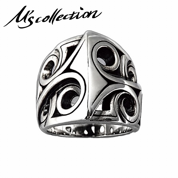 M's collection エムズコレクション シルバー925 トライバル リング