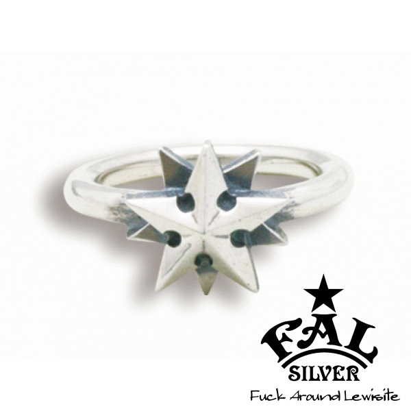 F.A.L ノーティカルゴシックスターリング リング 星 スター 北極星