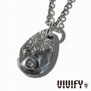 VIVIFY ビビファイ ペンダント ネックレス シルバー Plane TeardropPlate Logo ペンダントトップ チェーンなし メンズアクセサリー レディースアクセサリー ブランド|メン