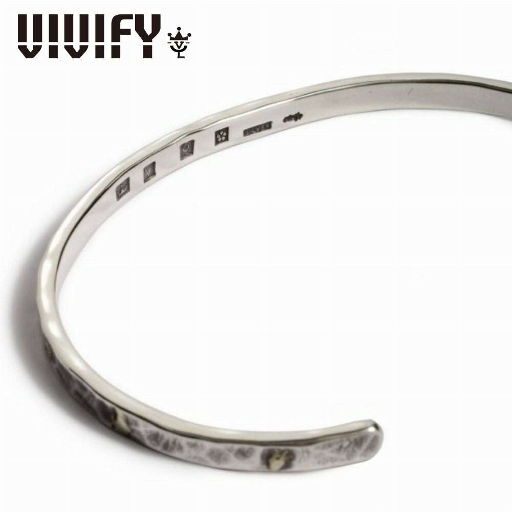 ビビファイ VIVIFY バングル シルバー Gold Patch Bangle（Arabesque