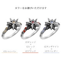 F.A.L ノーティカル ゴシック スター ライト リング シルバー925