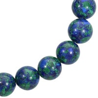 アズロマラカイト 10mm 17～19cm M～LL サイズ 天然石 パワーストーン