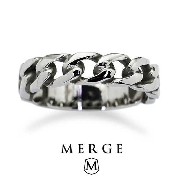 MERGE マージ ステンレス 喜平チェーン リング 15～23号 ステンレス