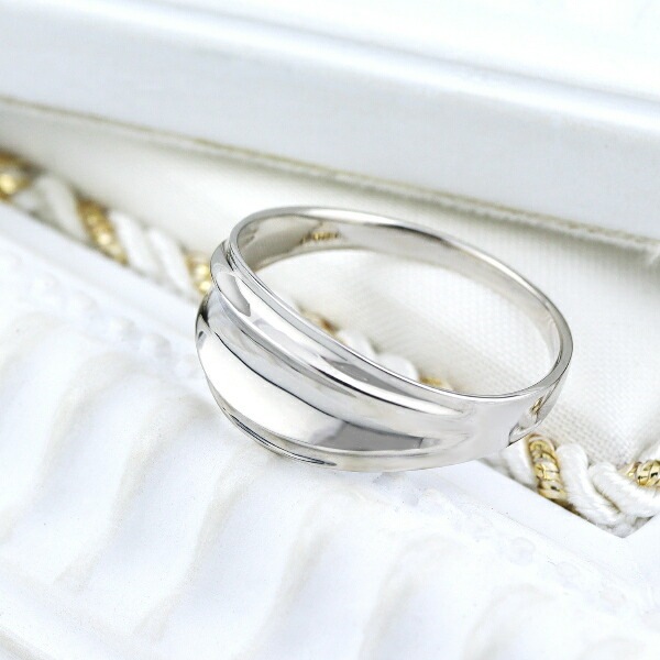 Pt900 地金シンプルリング 重ね付け プラチナ PT900 シンプル ライン