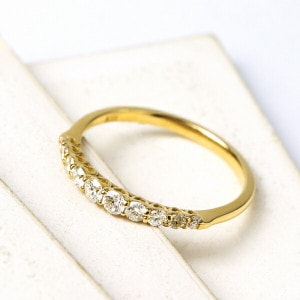 K18 0.3ct ダイヤモンド エタニティリング ハートフレーム エタニティ リング 指輪 ゴールド 18金 18k 天然 ダイヤ 華やか 上品 重ね付け 結婚記念日 アクセサリー 誕生日 レディー