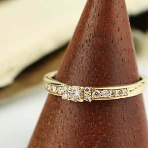 K18 ダイヤモンド エタニティリング 指輪 エタニティ ゴールド リング 18金 18k 華やか 上品 華奢 繊細 定番 ベーシック 結婚記念日 婚約指輪 プロポーズ アクセサリー 誕生日 レディー