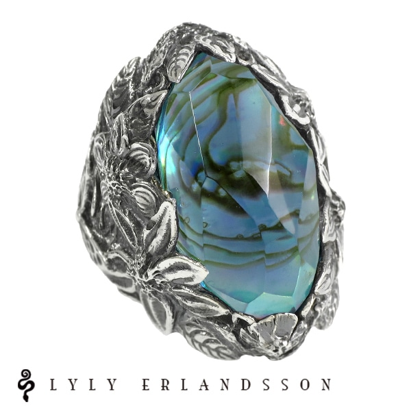 LYLY ERLANDSSON the WINTER Shell Plate aqua blue 7号～25号 リリー 