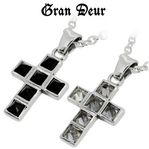 GRAN DEUR ピラミッド クロス シルバーペンダント(チェーン無し) ペンダントトップ シルバー925 銀 ネックレス ペンダント 十字架 オニキス トパーズ 天然石 ブランド プレゼント 彼氏