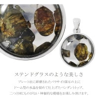パラサイト 隕石 メテオライト シルバー ペンダントトップ 数量限定
