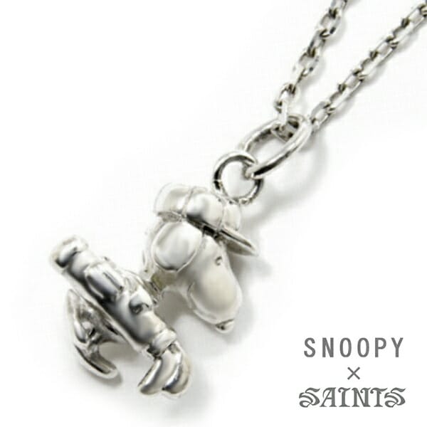 SNOOPY×SAINTS スヌーピーゴルフネックレス(チェーン付き) スヌーピー 