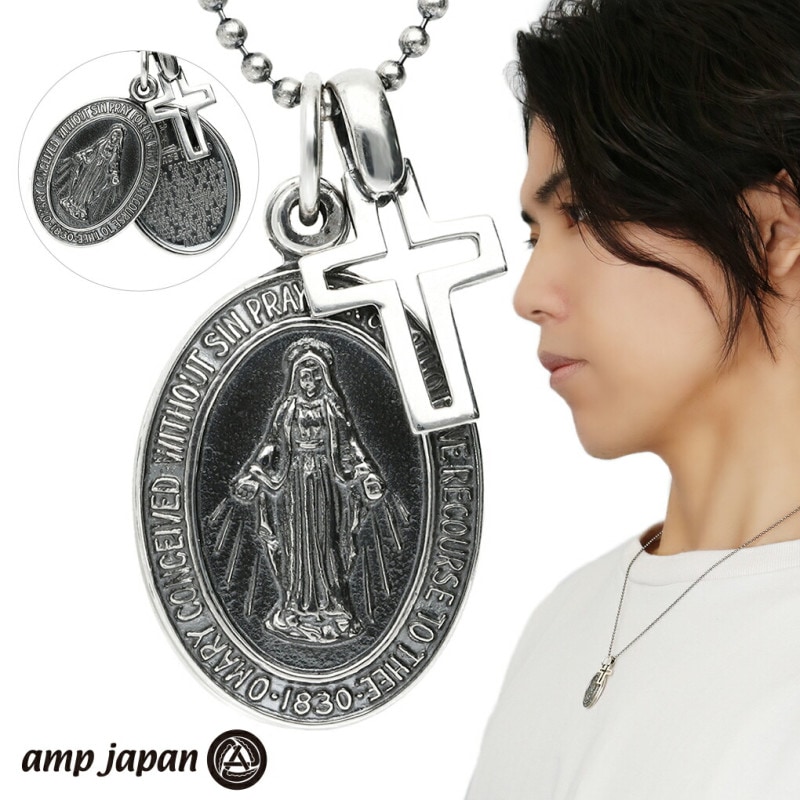 amp japan アンプジャパン 2AH-181 マリア メダイ クロス シルバー