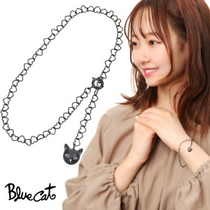 Blue Cat ǭ �ޥ��� ���㡼�� �ϡ��ȥ������� �֥쥹��å� ����С� 925 �֥�å� �ϡ��� ��ǭ ��ǥ������֥쥹��å� �֥쥹 ��ǥ����� ���� ��� ̼ �� ������ ��ǰ�� �ץ쥼��� �͵� �������