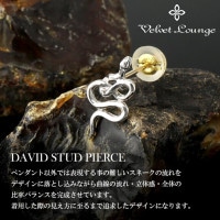 Velvet Lounge シルバーゴールドピアス 片耳用 Velvet Lounge シルバーゴールドピアス 片耳用 Velvet Lounge シルバー