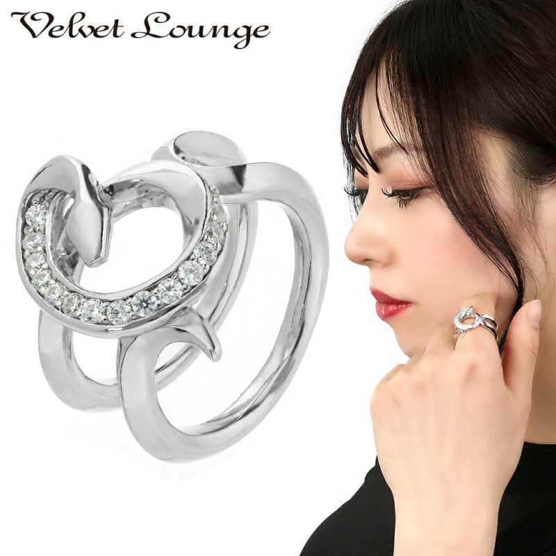 リング(指輪) velvetlounge snakering Velvet Lounge ヴェルヴェットラウンジ バインド スネーク リング 指輪