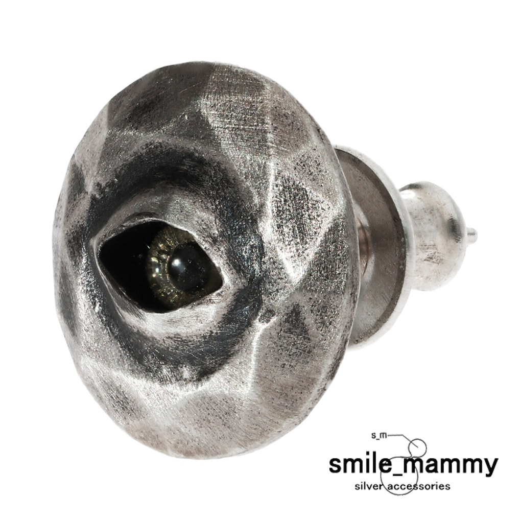 smile_mammy stare ファセットカット ストーン ピアス 1P 片耳用