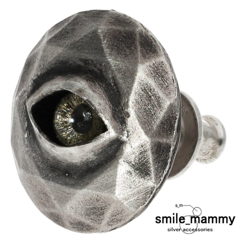 smile_mammy stare ファセットカット ストーン 2 ピアス 1P 片耳用