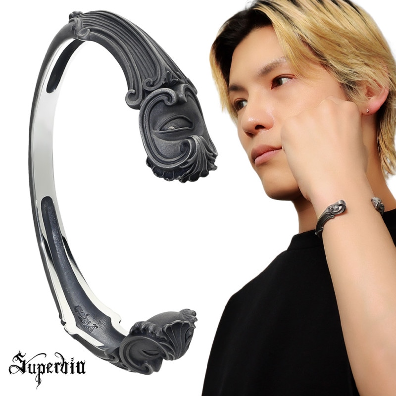 Superbia ���ڥ������ �����ǡ��� �Х󥰥� ����С� �֥쥹��å� �֥��� Videre Bangle ����С�925 ���� Ħ�� ���� �ǥ����� ����ƥ����� �����å� �ܶ� �� Ʒ ��󥺥Х󥰥� ��� ���� ��� �� ö�� ������ ��ǰ�� �ץ쥼��� �͵� �������
