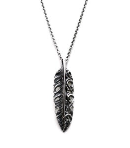 ArgentGleamClassic 󥵥եڥL ȥ꡼९饷å ڥ ͥå쥹 ڥȥȥå Acanthus Feather Necklace / Large AGN-097 ֥ ARGENT GLEAM ꡼