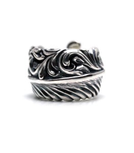 ArgentGleamClassic 󥵥ե ȥ꡼९饷å С925 ե    Acanthus Feather Ring AGR-067 ֥ ARGENT GLEAM ꡼