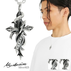 M's collection TENTACLES CROSS  ͥå쥹 ڥ ڥȥȥå ڥȥ㡼 С 925 륳˥   ĥ ϡ 磻     ö  ǰ ץ쥼 ͵ 