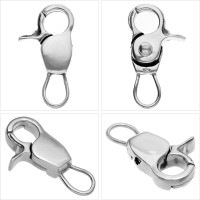 シルバー リリー ナスカン キーリング キーホルダー フック 鍵