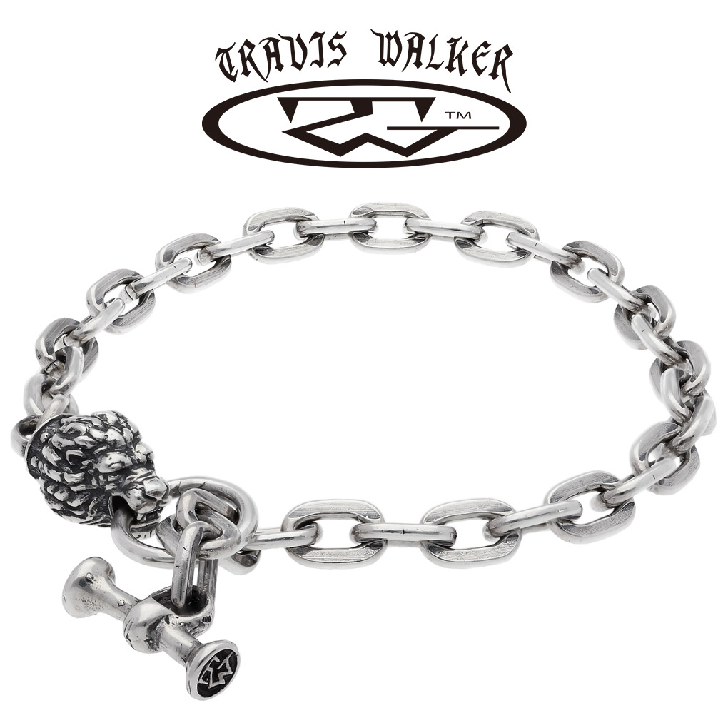 TRAVIS WALKER トラヴィスワーカー ライオン チャーム オーバル リンク TRAVIS WALKER トラヴィスワーカー ライオン チャーム オーバル リンク