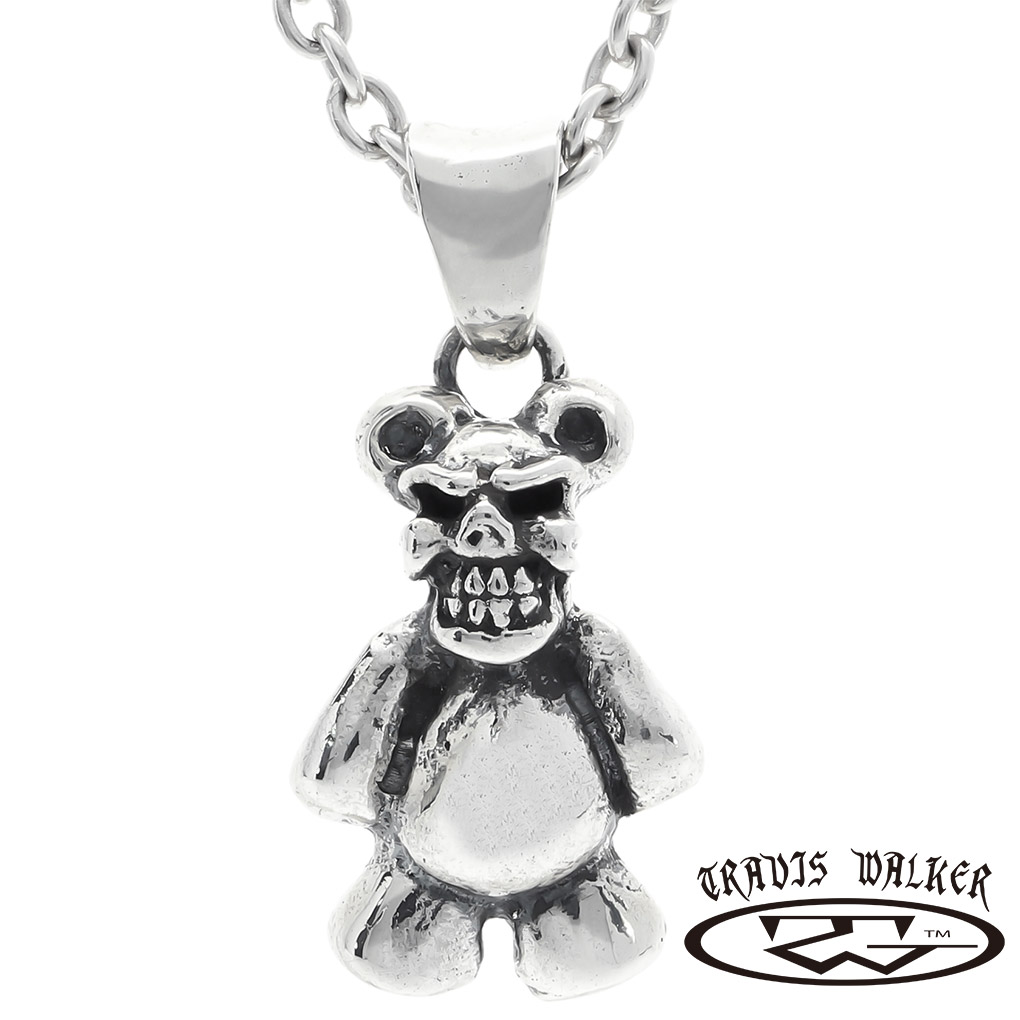 TRAVIS WALKER トラヴィスワーカー テディ チャーム シルバー