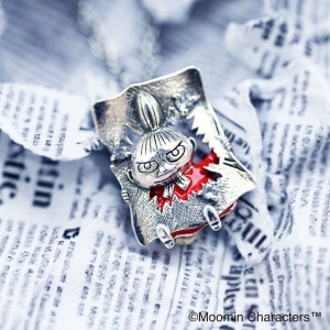 MOOMIN ムーミン リトルミイ ペンダント ペンダントトップ (チェーンなし) ネックレス トップ ヘッド シルバー ホワイトトパーズ シルバー925 ちびのミイ ムーミングッズ ムーミンジュエリ