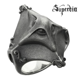 Superbia Pyramis ピラミス B リング 指輪 13〜27号 メンズリング シルバー 925 ピラミッド 目 視線 アーマーリング 鎧 甲冑 ロココ アンティーク ダーク 退廃 耽美 彫